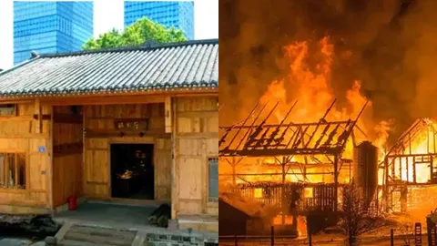 金丝楠木起火