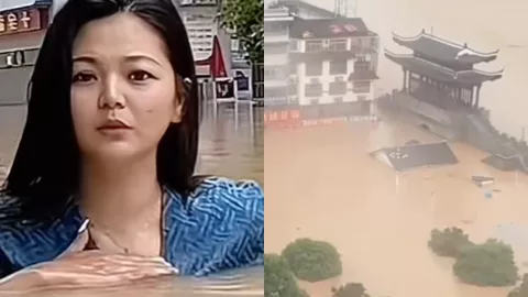 龙山洪灾
