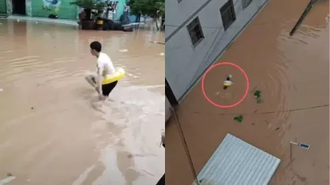 中考暴雨