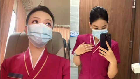 一只花