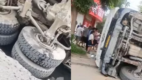 路面塌陷