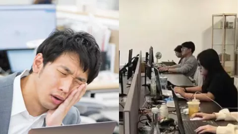 假装上班