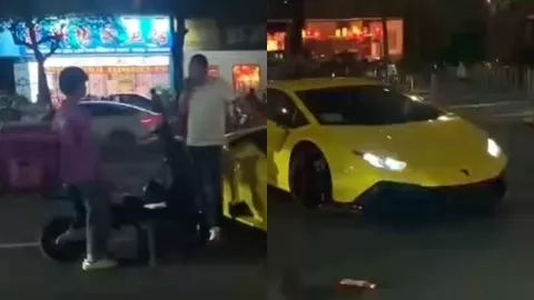 外卖员小电驴