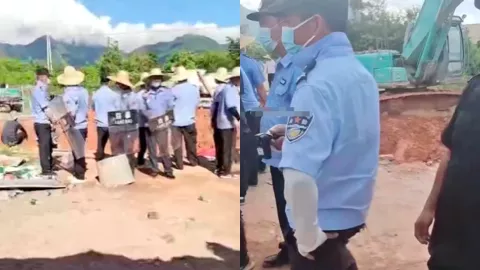 阳西上洋修路