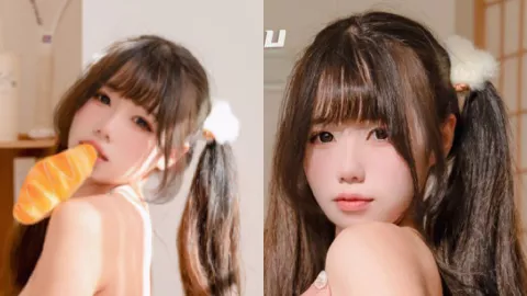 黏黏团兔子