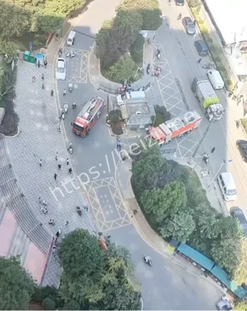 消防救援现场