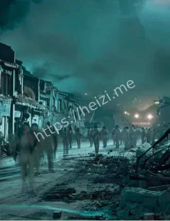 1976唐山黑旗盔甲军队穿城