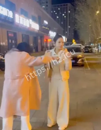 抓头发猛扇耳光