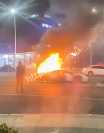 绍兴兰博基尼自燃