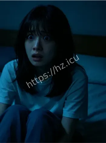 手机鬼拍自己睡觉