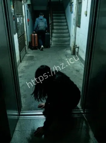 监控拍到黑影爬行