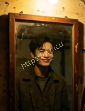 男子险被镜中影子取代