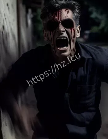 当街乱跑撞墙后