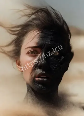 美女为何瞬间碳化