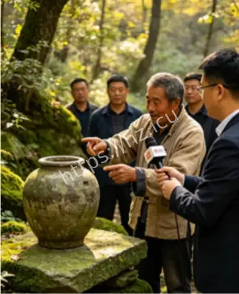 老农挖出千年奇石罐