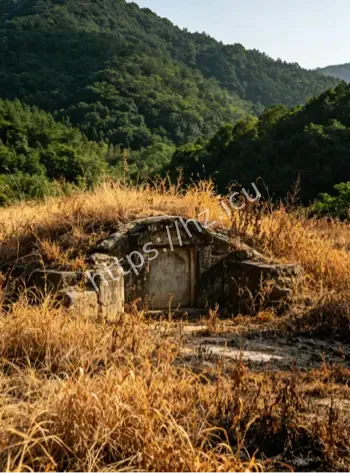 山野夜间莫名晃动光影