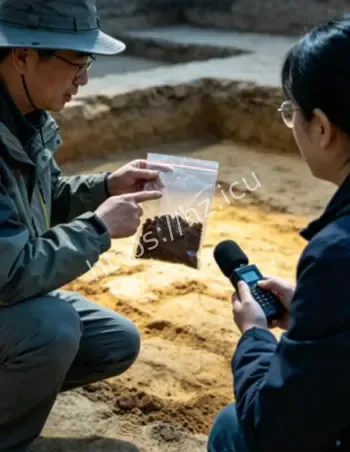 古墓周边草木枯萎衰败