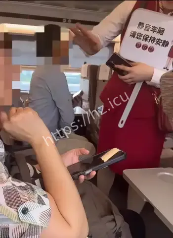 静音车厢女子打电话