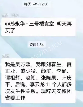 安徽团省委干部