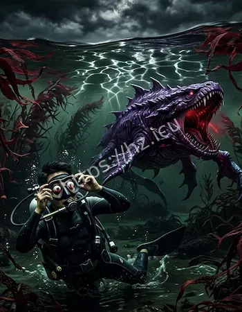 远看像怪兽浮出水面