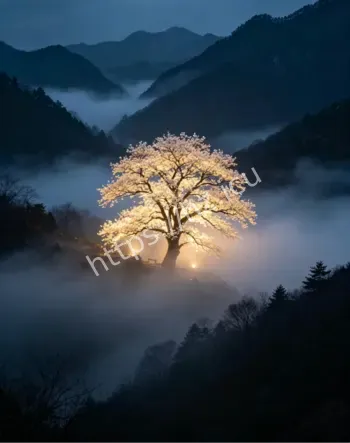 采药村民目击深山灵树