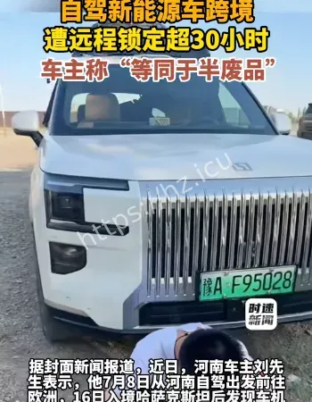 新能源车跨境遭远程锁车
