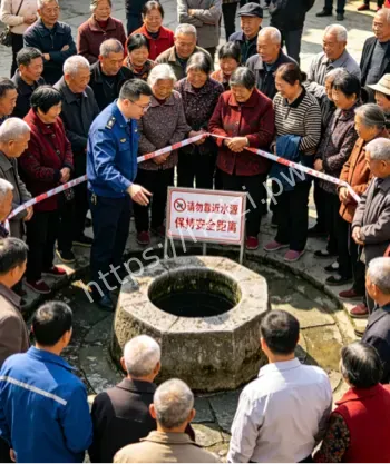 干旱天气古井逆势出水