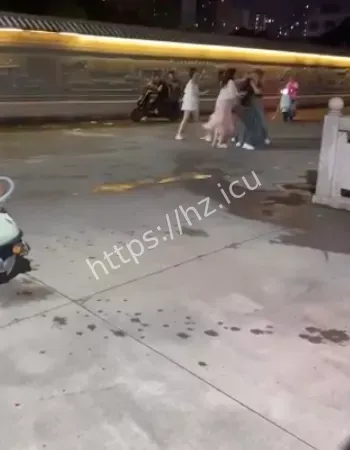 围观群众拍下全过程