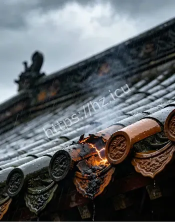 百年木质庙宇受损纪实
