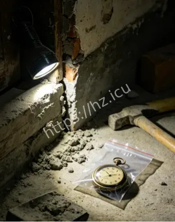 老宅拆墙传出钟表滴答声