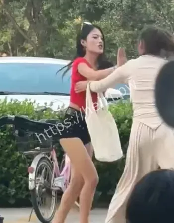 美女街头2V2互殴事件